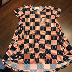 LulaRoe American Flag Dress
